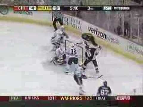 Pens vs. Blackhawks highlights [2/14/07]