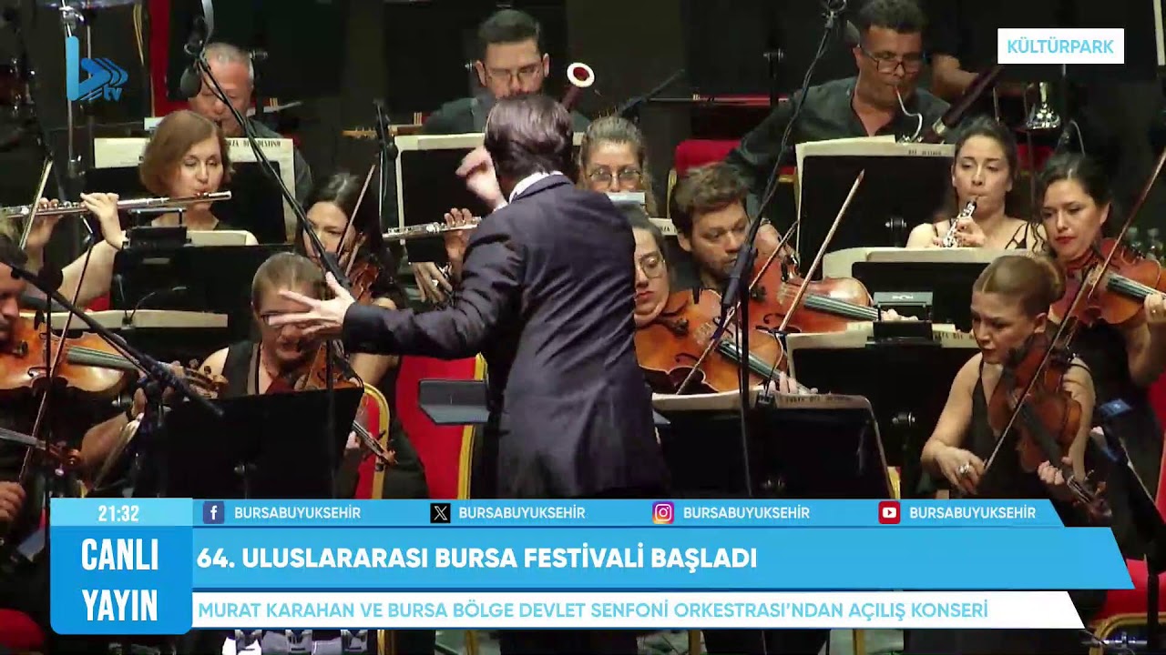 🎥 CANLI | 64. Uluslararası Bursa Festivali Başladı