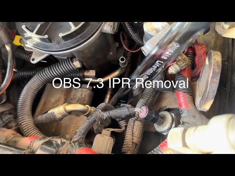 OBS 7.3 IPR Removal and Install Without Removing Fuel Bowl & Special Tools