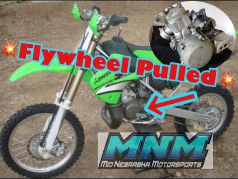Kawasaki KX80 Kx Dirt Bike 80 - 2/2 Top End Rebuild Crankcase Split Flywheel removal