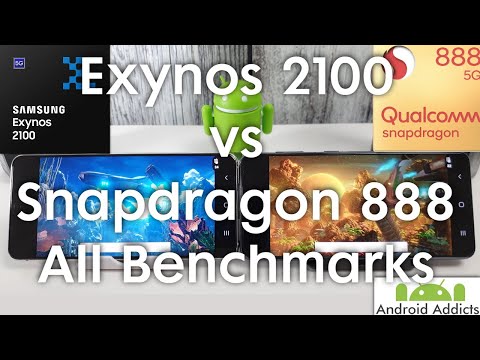 Exynos 2100 vs Snapdragon 888 AnTuTu/GeekBench/3DMark Benchmark Galaxy S21