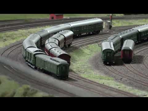 Modelleisenbahn Zugbetrieb auf größter Eisenbahnanlage Süddeutschland | H0 Re-Upload