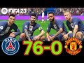 FIFA 23 - MESSI, RONALDO, MBAPPE, NEYMAR, ALL STARS | PSG VS MAN UNITED - PS5 4K