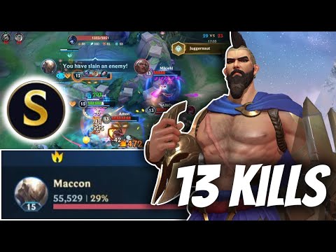 Wild Rift | 55K Damage Pantheon VS Sion Baron Lane