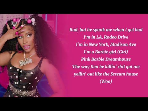 Nicki Minaj & Ice Spice - Barbie World - Lyrics (feat. Aqua) (from "Barbie" soundtrack)