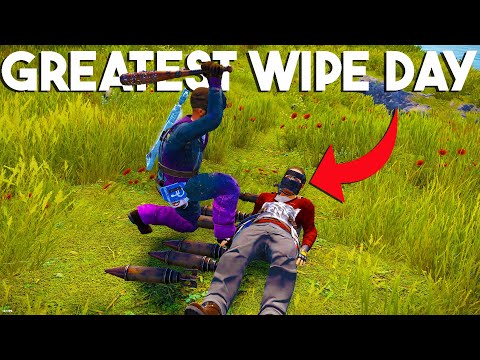The PERFECT Wipe Day leads to INSANE Raids - Rust
