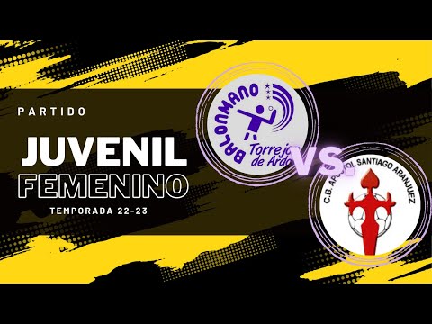 PARTIDO JUVENIL FEMENINO. TEMPORADA 22/23. TORREJÓN  vs ARANJUEZ  - 06/11/2022