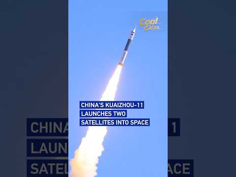 China's Kuaizhou-11 launches two satellites into space #CoolChina