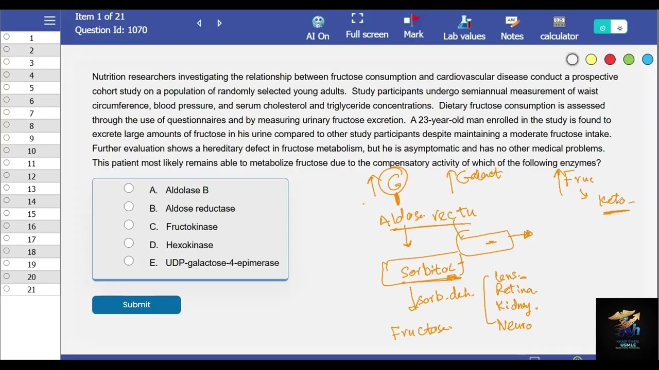 127 UWorld Biochemistry Questions Solved Live (Part 2) | High-Yield USMLE Bio Review