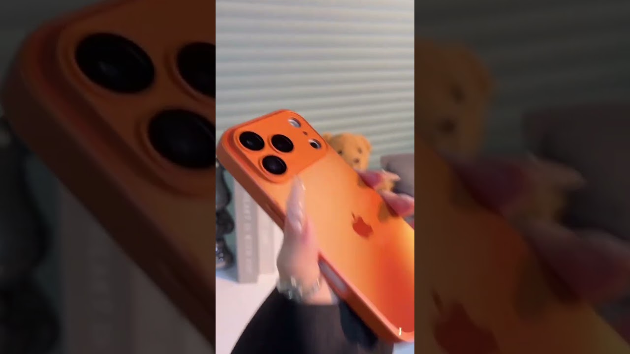 New style new color gradient glass shell! Full of high-end feeling #Apple phone case #Simple phone