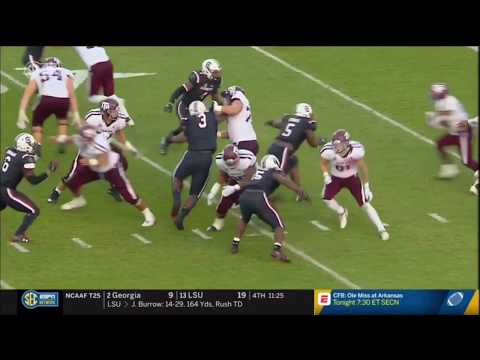 2018 USC vs Texas A&M - Bryson Allen-Williams Tackle for Loss
