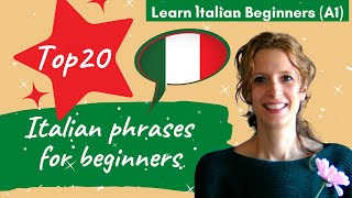 0. Learn Italian Beginners (A1): Top 20 Italian phrases for beginners