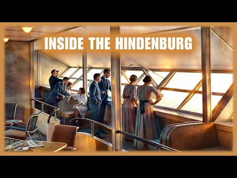 Rare Colorized Photos Inside the Hindenburg