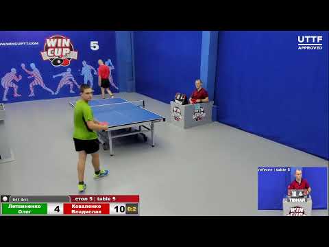 20:30 Литвиненко Олег 0-3 Коваленко Владислав  стол 5 ЮГ-3  14.09.20