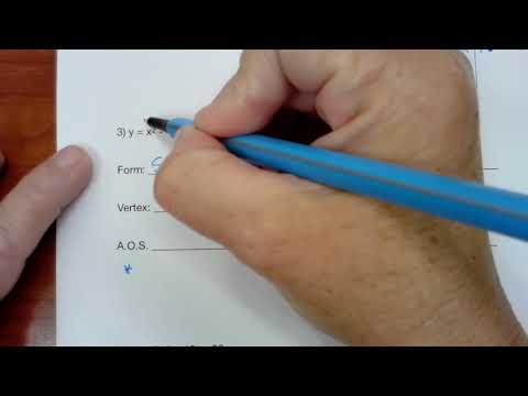 Quadratic Forms Practice