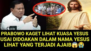 Download lagu PRABOWO KAGET MELIHAT KUASA YESUS DAHSYAT USAI DIDOAKAN mp3