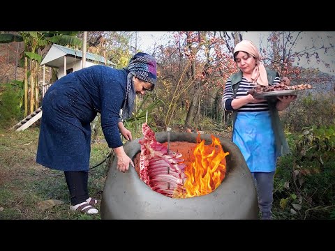 Dorfbewohner kochten köstliche Lammrippchen im Tandoor – 1 Stunde mit den leckeren Kebab-Rezepten