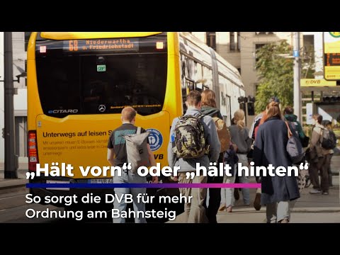 Dresden: Neue Halte-Anzeigen am Bahnhof Mitte gestartet I Sachsen Fernsehen