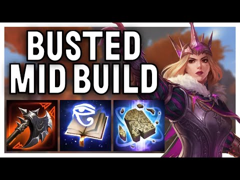 THIS IS WHAT HIREZ WANTS MIDS TO BUILD - Morgan le Fay Mid Ranked Conquest