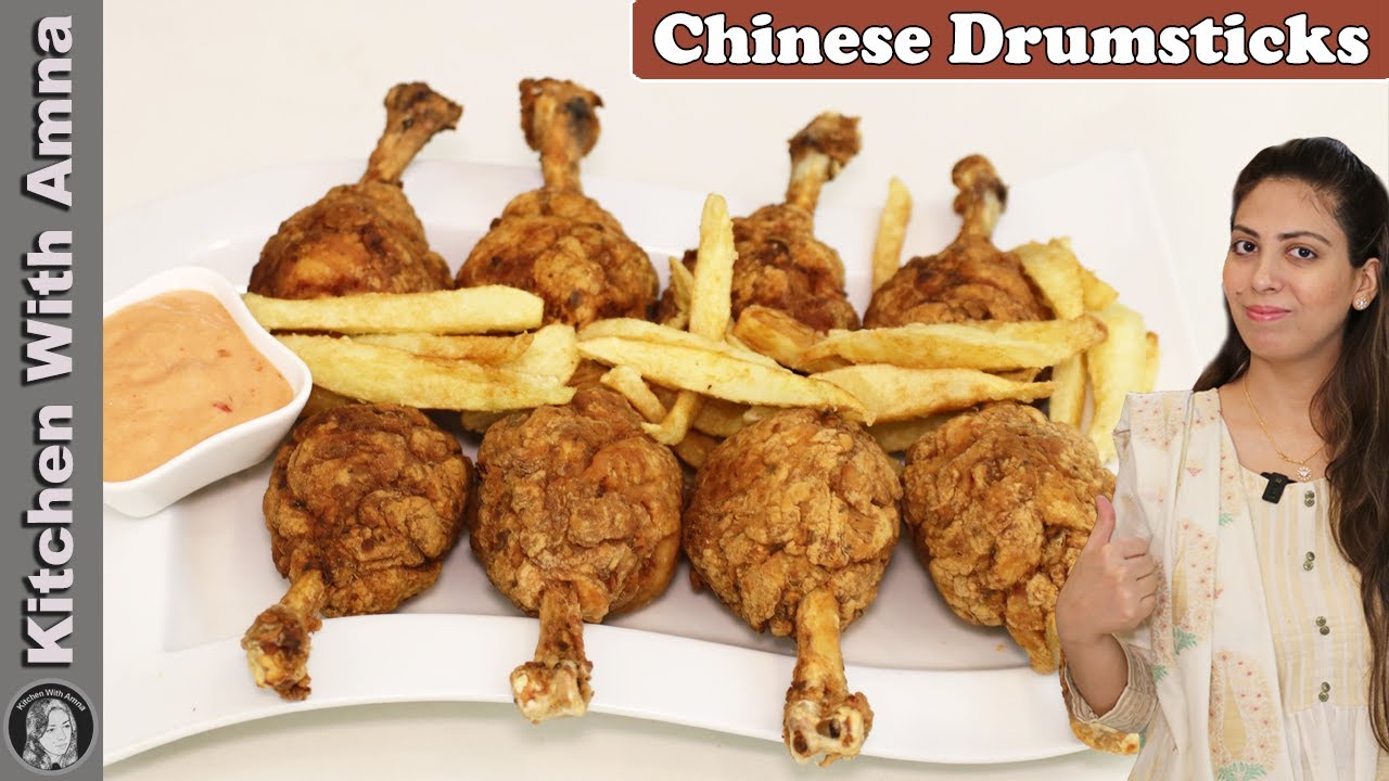 Restaurants Style Chinese Drumsticks | Homemade Chicken Drumsticks Recipe | Kitchen With Amna
