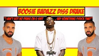 Boosie Diss Drake "I ain't got no Drake on G shit, say something F@CK THAT" | JordanTowerNews