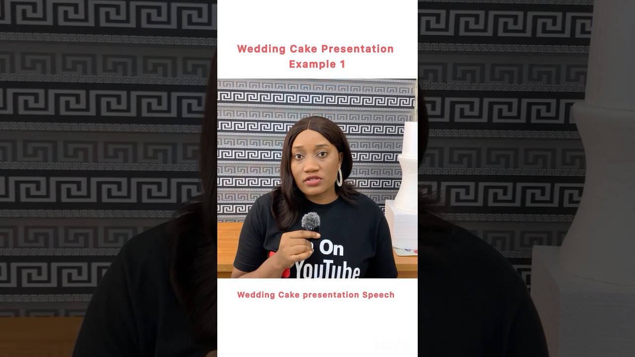 Wedding Cake Presentation. Example 2 #weddingcakepresentation