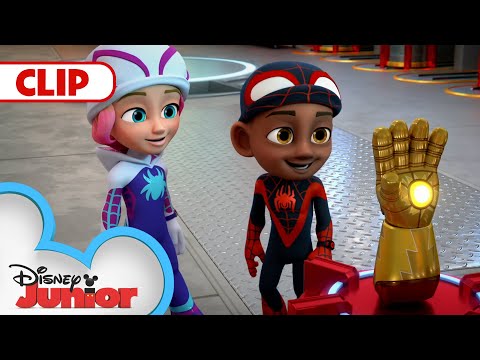 Trouble at Iron Man's Headquarters! | Marvel's Spidey and his Amazing Friends |@disneyjunior