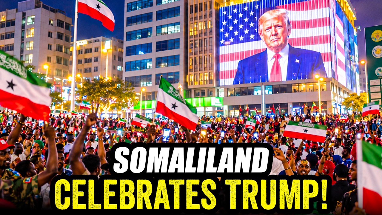 Why Is Trump’s Face LIGHTING UP the Central Square in Somaliland？