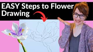 Flower Drawing Made EASY! (14 Tips to draw any flower)