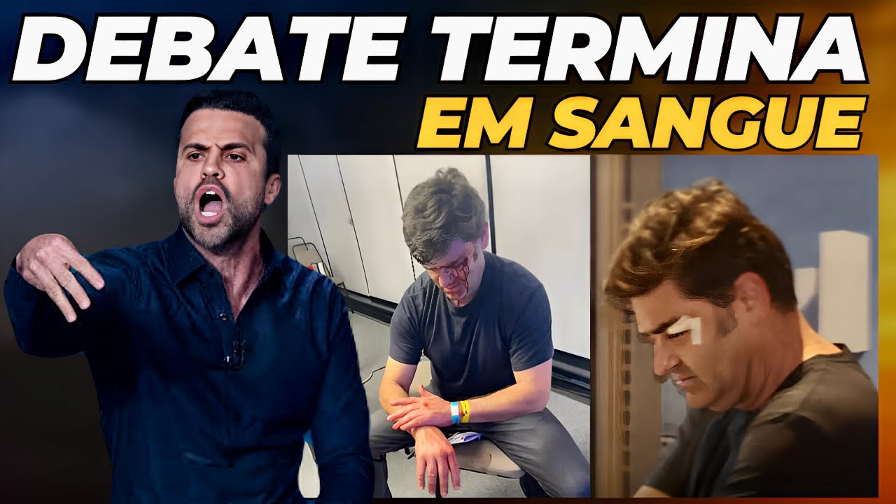 Debate no Flow termina em confusão e sangue.