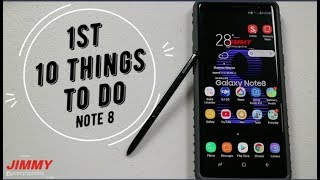 Galaxy Note 8 - First 10 Things To Do!