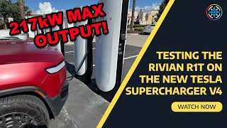 I Charged My Rivian For The First Time On A Tesla Supercharger V4 and Got Amazing Results!