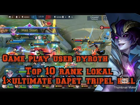 Game play user dyroth, 1 hit tripel kill