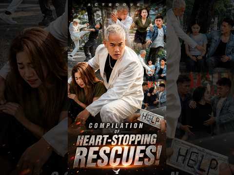 Compilation of heart-stopping rescues! [ ACTSDOVE ] #actsdove #respect #karma #martialarts #kindness