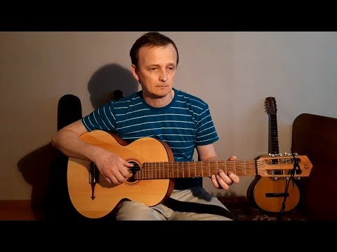 La paloma. Russian seven-string guitar Doff RGC