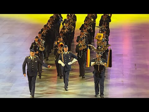 Luftwaffenmusikkorps Münster beim Musikfest der Bundeswehr 2024 - Alte Kameraden - Marschmusik