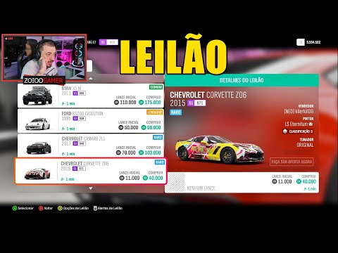 CORRIDA DO PENHASCO COM CARROS DE LEILÃO - FORZA HORIZON 4