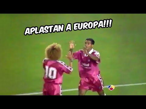 Valderrama y Romario se enfrentan a los mejores de Europa (1995)