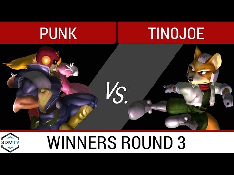 SDSU Biweekly 49 - Punk (Captain Falcon/Peach) vs. Tinojoe (Fox) - SSBM WR3 - Smash Melee