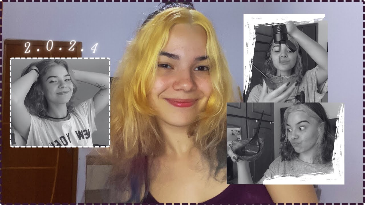 mudei o cabelo de novo... e fiz besteira (descoloração + tonalização)