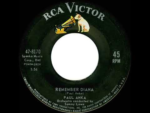 1963 HITS ARCHIVE: Remember Diana - Paul Anka