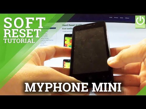 Remove Battery in myPhone Mini - Soft Reset / Open Back Cover