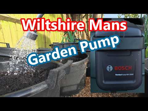 First impressions of the Bosch 18 Volt 2000L  Garden water pump. Is the the Answer?