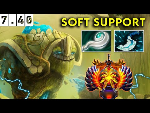 Tiny Immortal Soft Support - Dota 2 Patch 7.40 Pro Pub Gameplay
