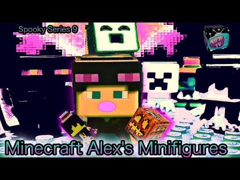 LilZTV: Stop Motion - Minecraft Mini Figures Stop Motion | Minecraft Alex's Minifigure Collection! Spooky Series!