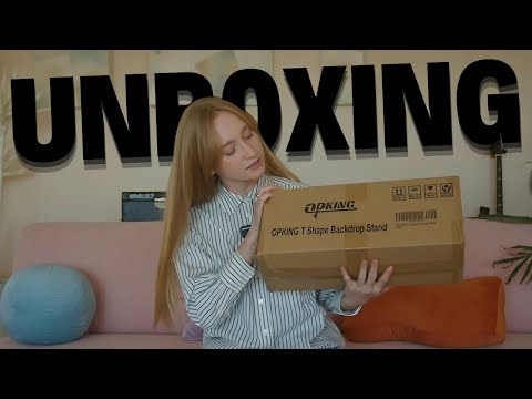 **Unboxing Review** Opking T-Shape Portable Backdrop Stand
