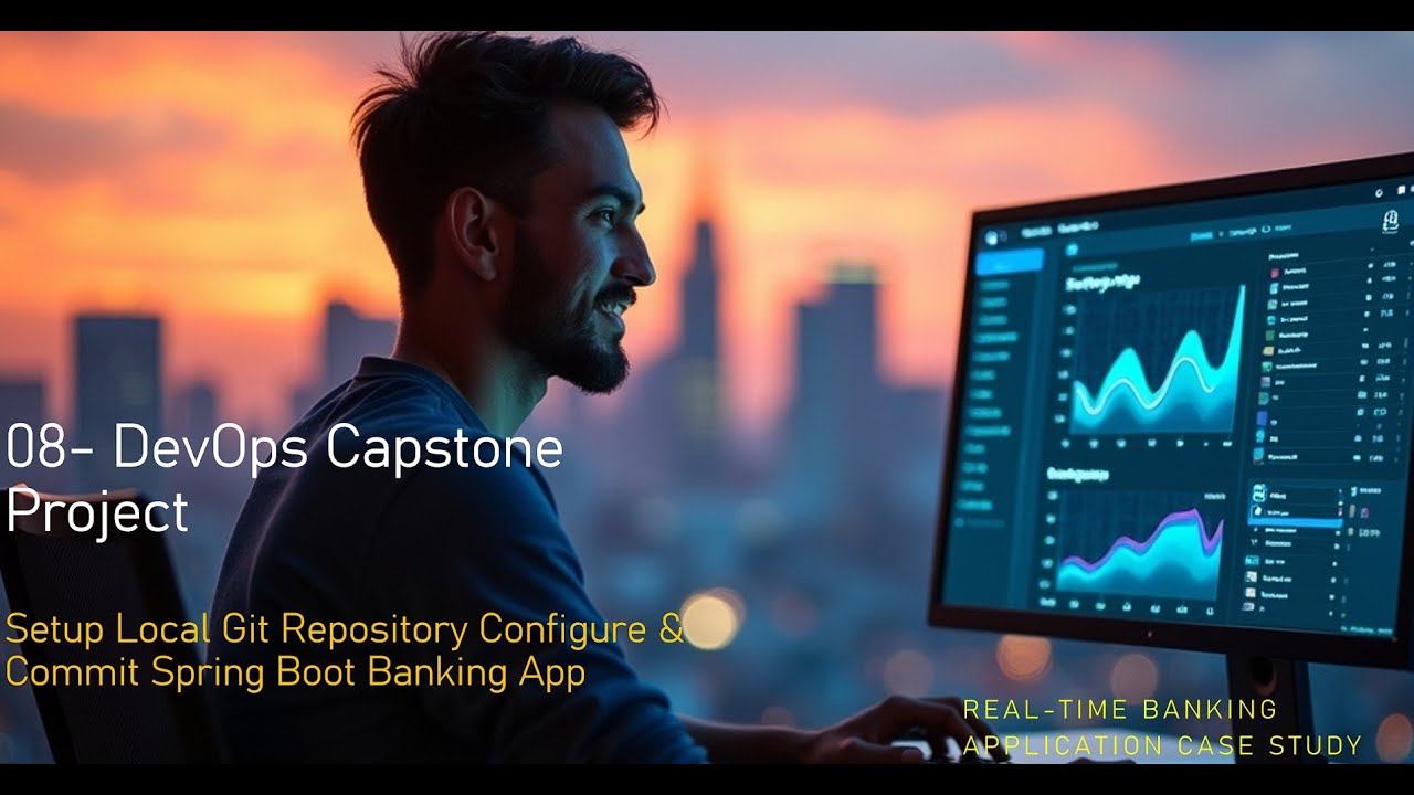 08  DevOps Capstone Project  Setup Local Git Repository  Configure & Commit Spring Boot Banking App