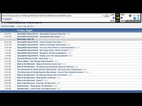 Nicktoons Schedule
