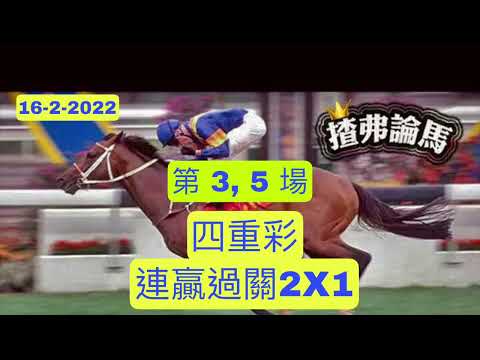 2 月 16 日星期 三 谷草夜馬，提供第 3 , 5 場 連贏，三重彩，單丅，四重彩貼士