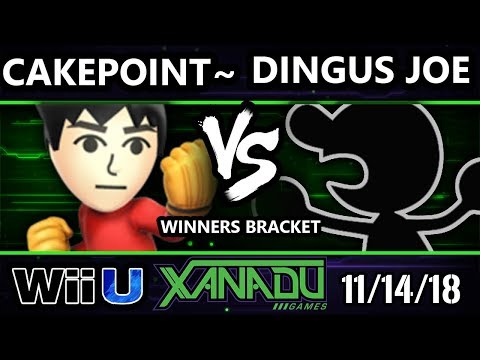 S@X 276 Smash 4 -  Cakepoint~ (Mii Brawler) Vs.  Dingus Joe (Game and Watch) - Wii U Winners Bracket
